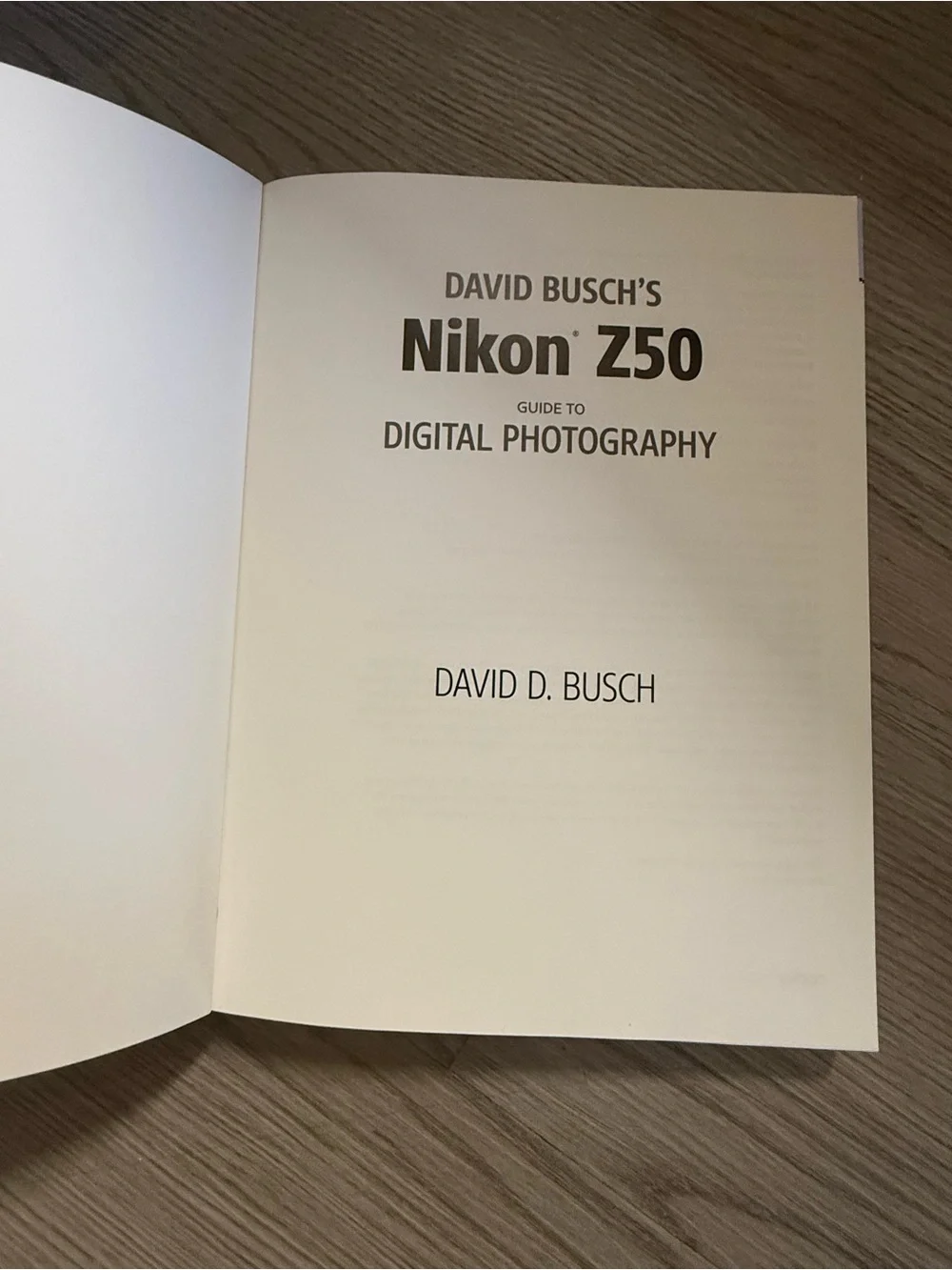Nikon Z50 Guide to Digital Photography - White & Yellow Accents